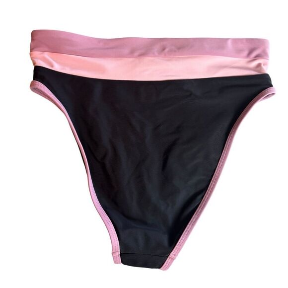 Salt + Cove Color Block Banded High Waist Bikini 2 Piece Swimsuit Size S/XS NEW - Picture 7 of 10